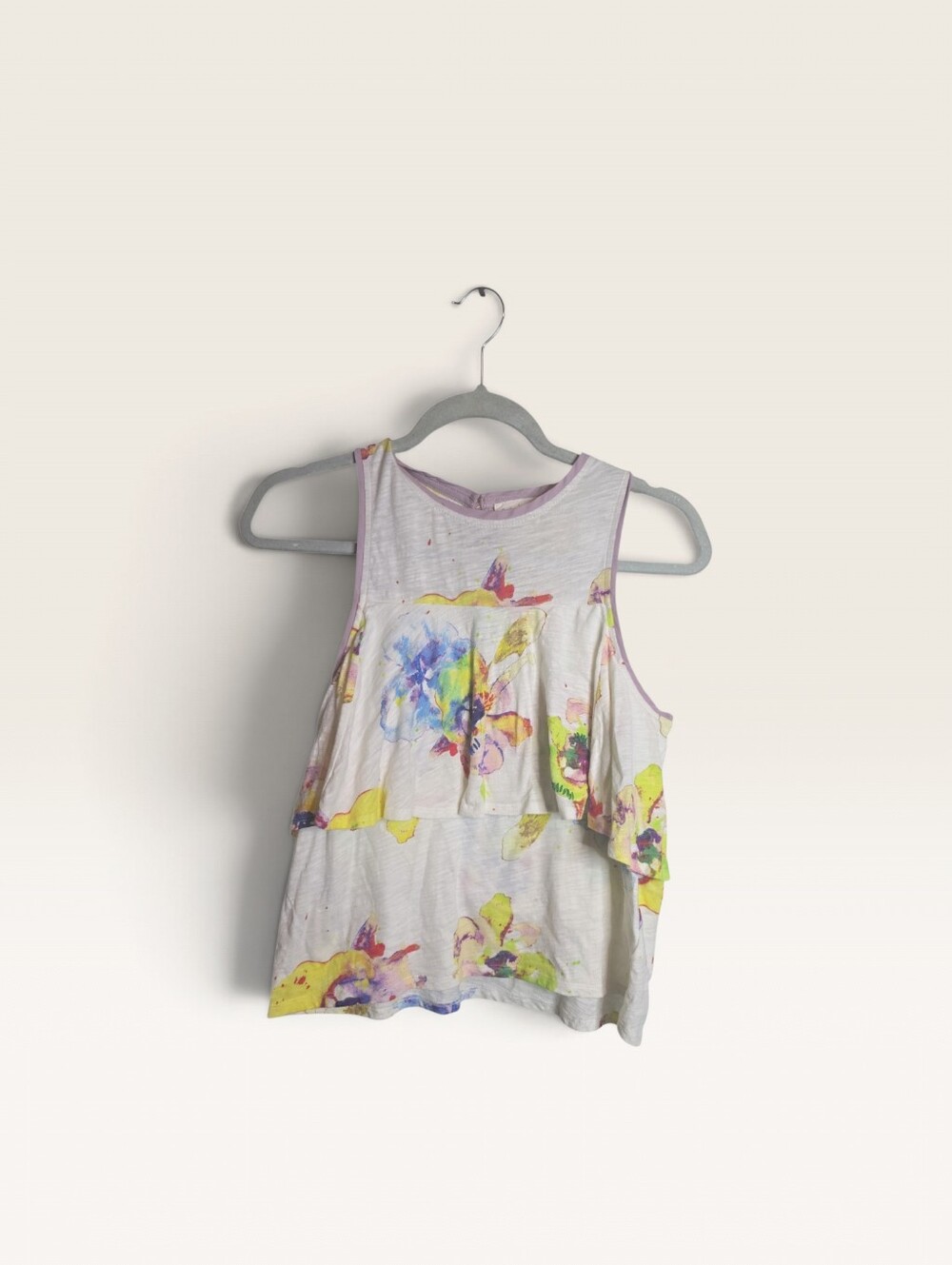 Women's Anthropolgie Meadow Rue Cantata Shell Ruffle top, size small